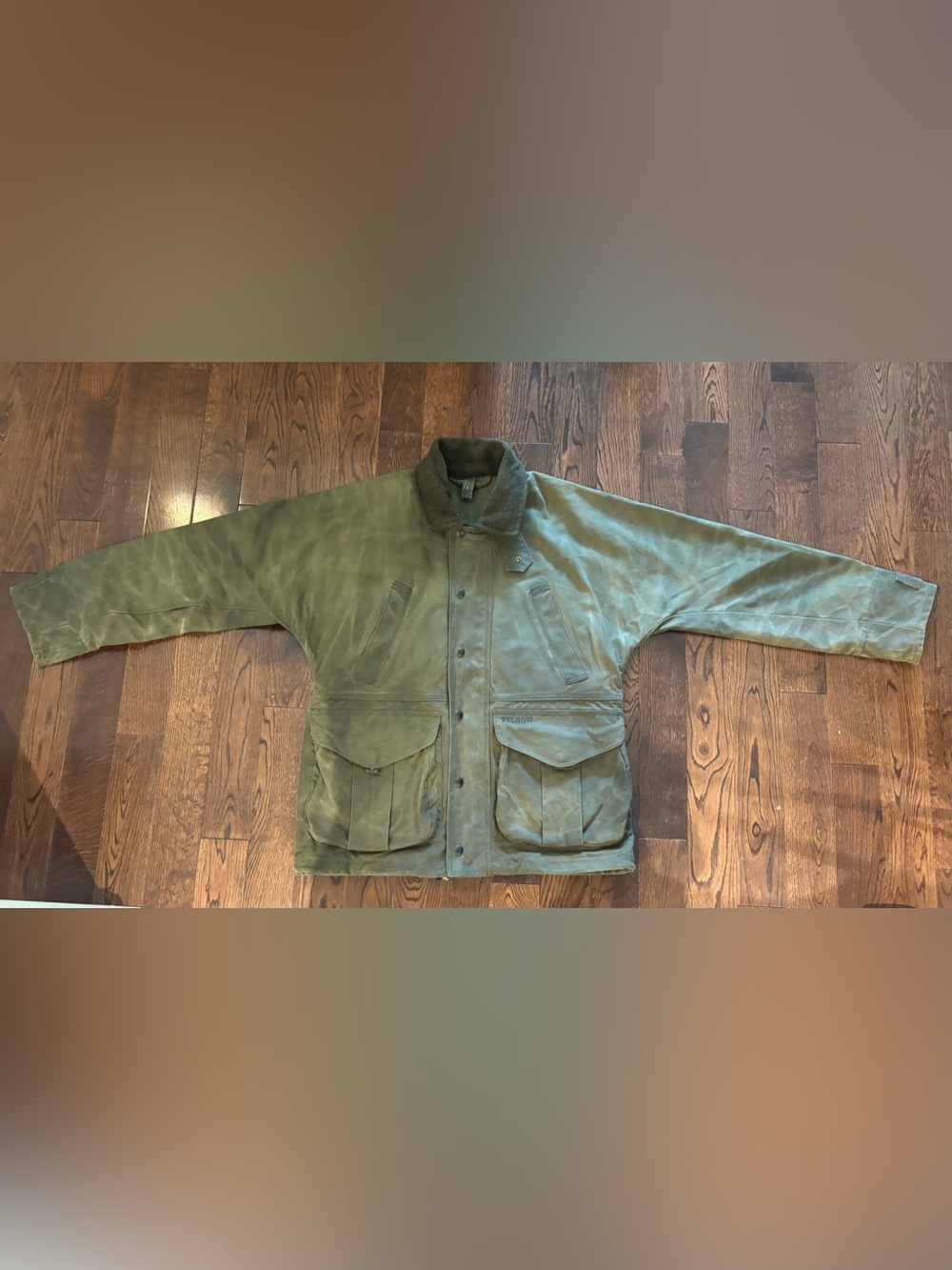 Filson Lined Tin Cloth Field Jacket + Hood Bundle - Small